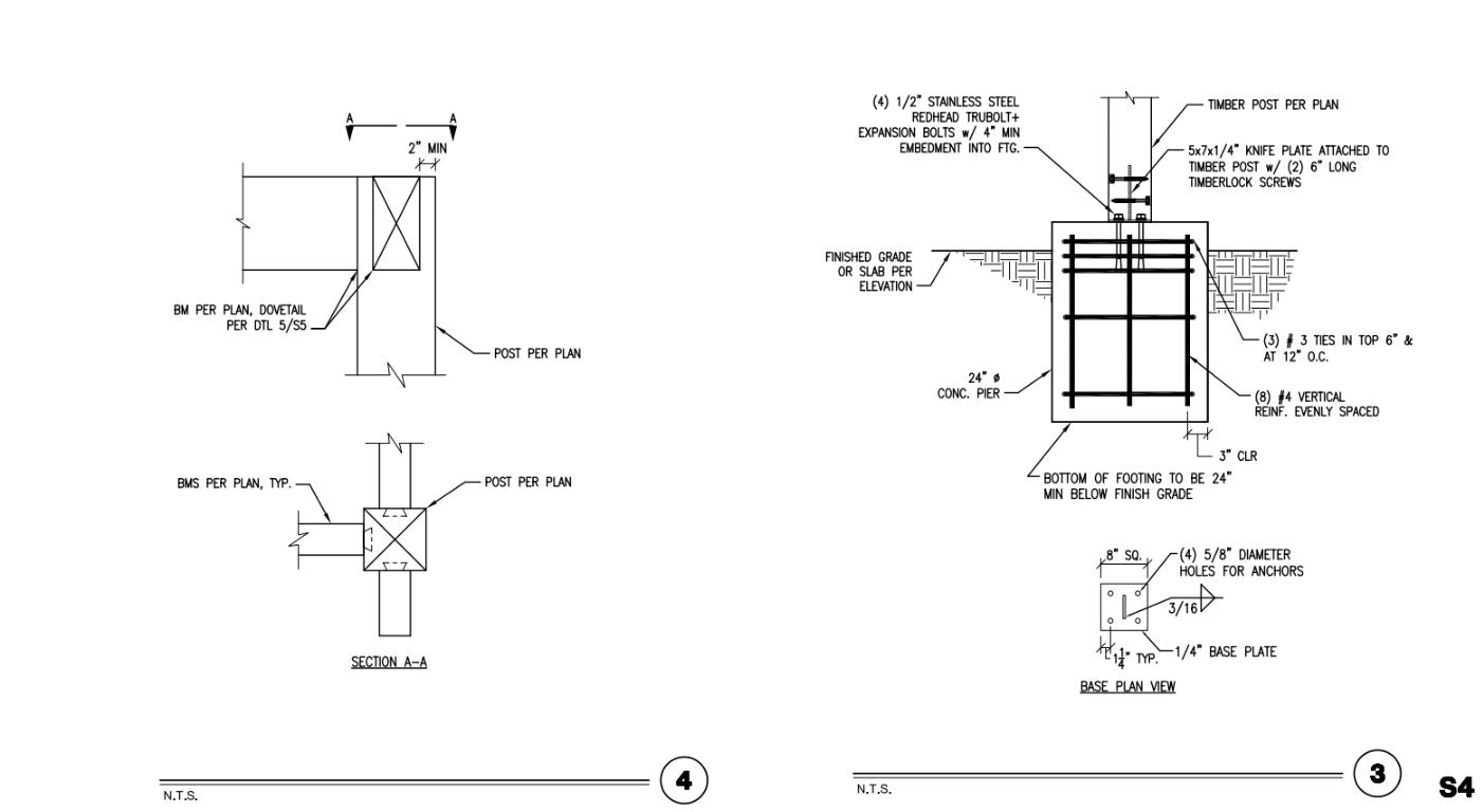 nakedTREEpergola - Site Specific Plans